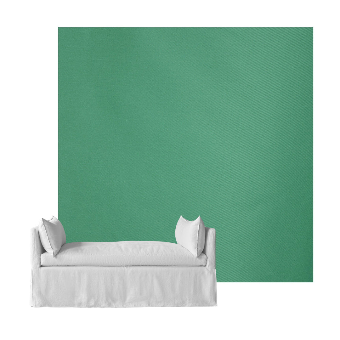 Teal Poplin Custom Daybed Cover
