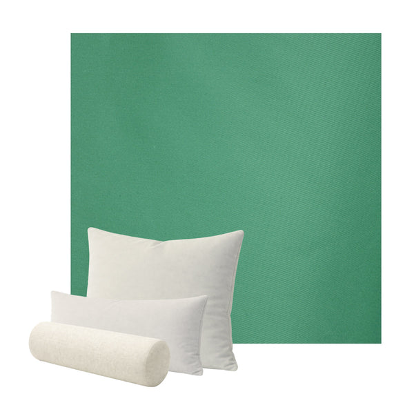 Teal Poplin Custom Pillow Cover