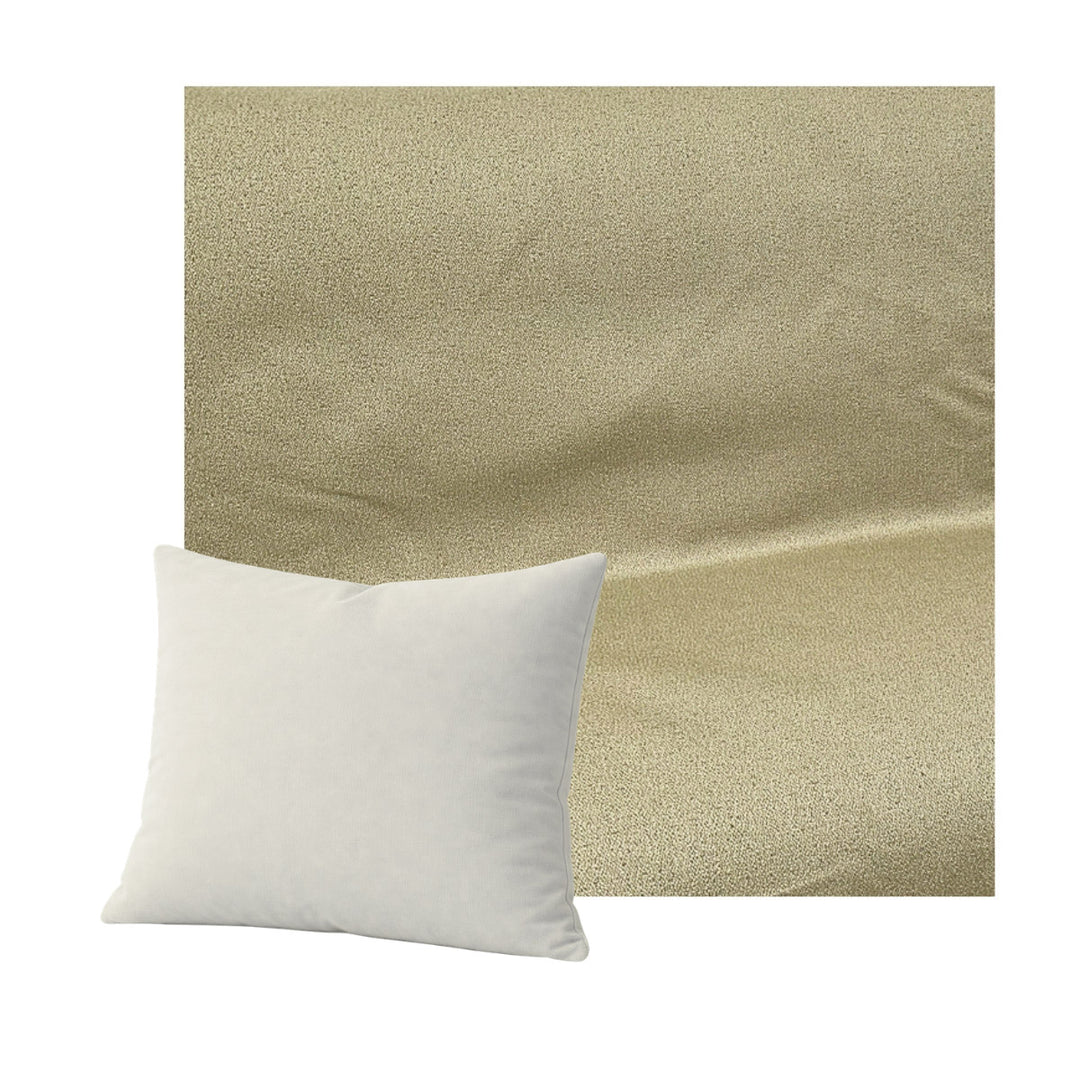 Textured Beige Throw Pillow