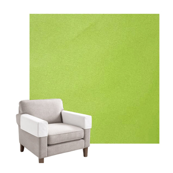 Lime Green Poplin Custom Armrest Cover