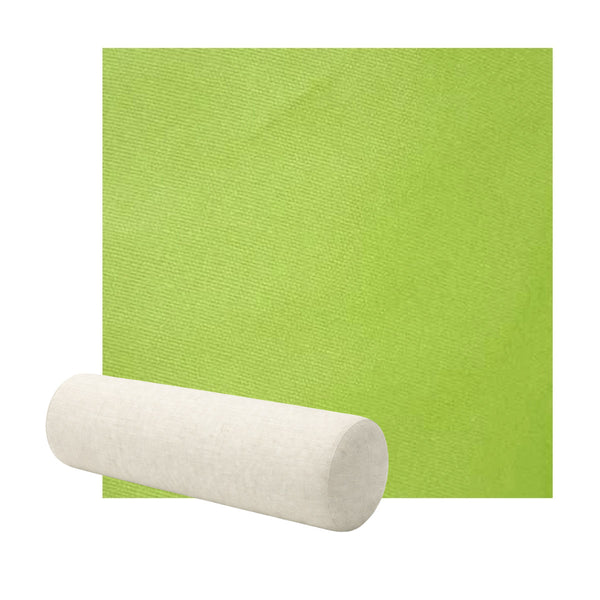 Smooth Lime Green Poplin Bolster Pillow