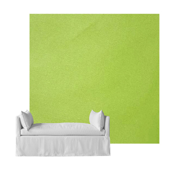 Lime Green Poplin Custom Daybed Cover