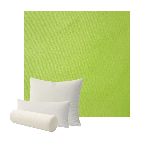 Lime Green Poplin Custom Pillow Cover