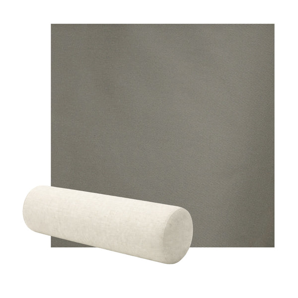 Smooth Gray Premium Weave Bolster Pillow