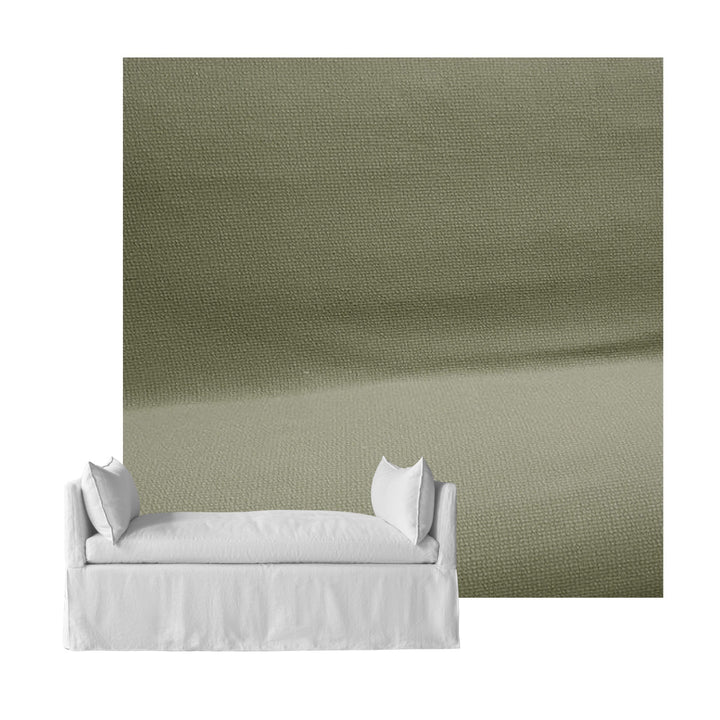 FlexFit Moss Green Custom Daybed Cover