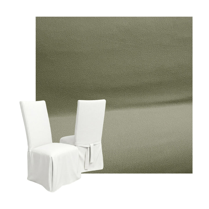 FlexFit Moss Green Custom Dining Chair Cover