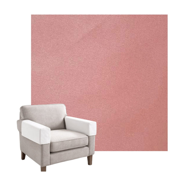 Pastel Pink Poplin Custom Armrest Cover