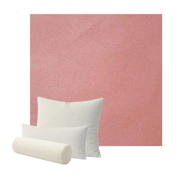 Pastel Pink Poplin Custom Pillow Cover