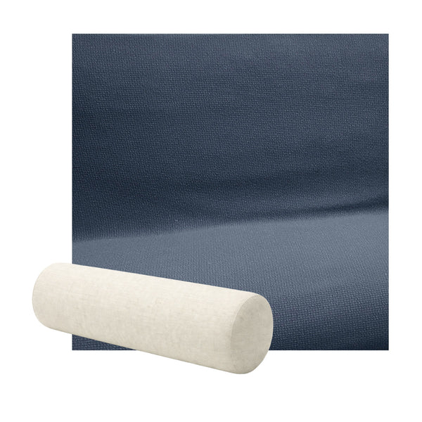 FlexFit Navy Blue Stretch Bolster Pillow