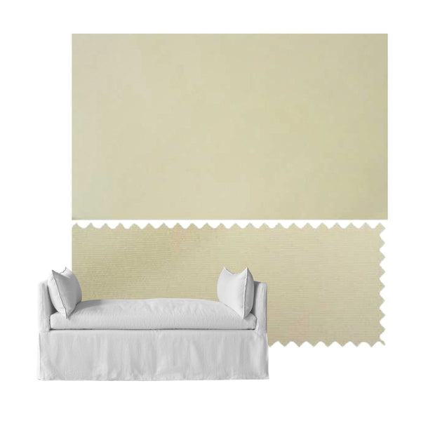 Buttercup Cream Poplin Custom Daybed Cover