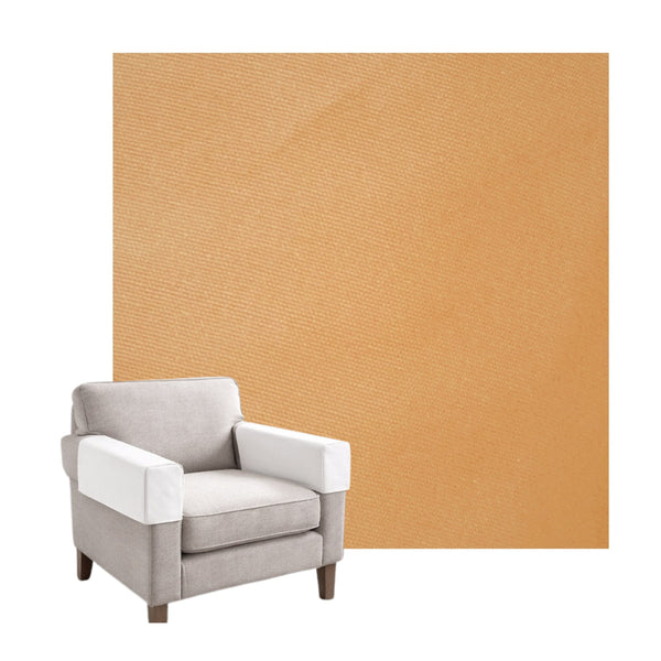 Salmon Poplin Custom Armrest Cover