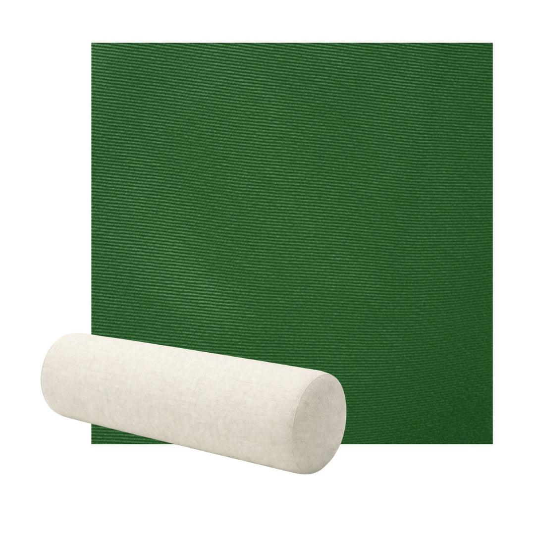 Smooth Hunter Green Poplin Bolster Pillow