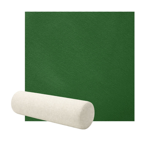 Smooth Hunter Green Poplin Bolster Pillow