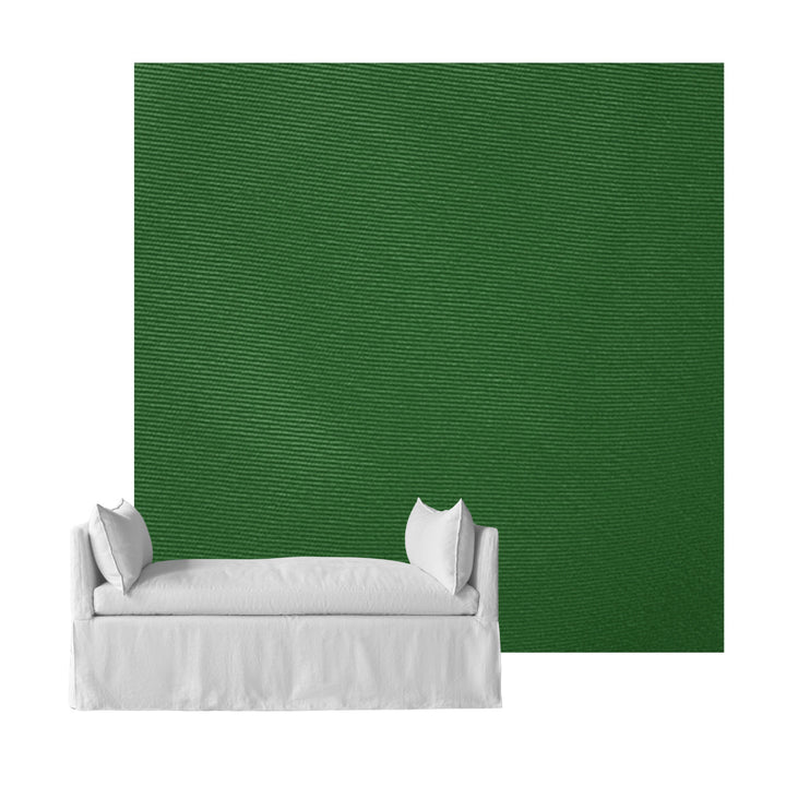 Hunter Green Poplin Custom Daybed Cover