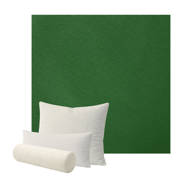 Hunter Green Poplin Custom Pillow Cover