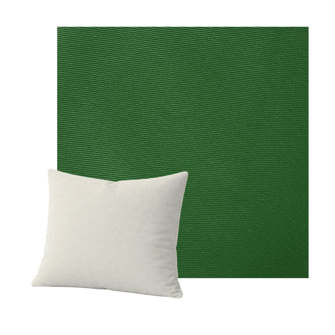 Hunter Green Poplin Throw Pillow
