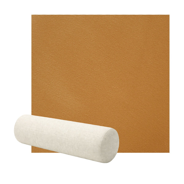 Smooth Terracotta Poplin Bolster Pillow