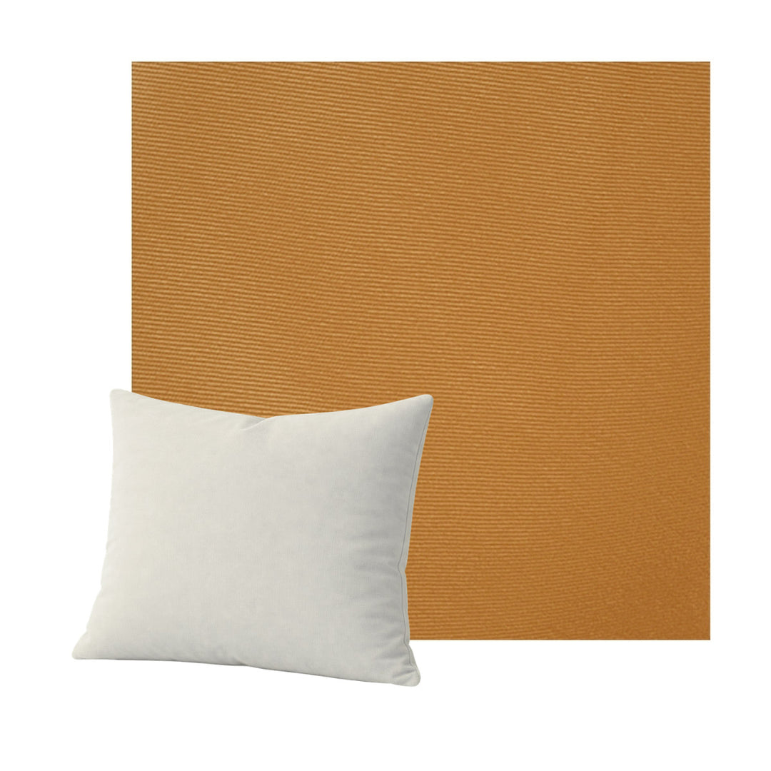 Terracotta Poplin Throw Pillow