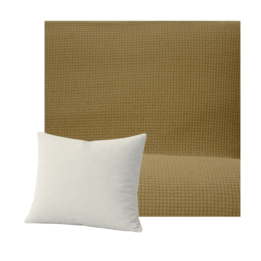 FlexFit Barley Tan Throw Pillow