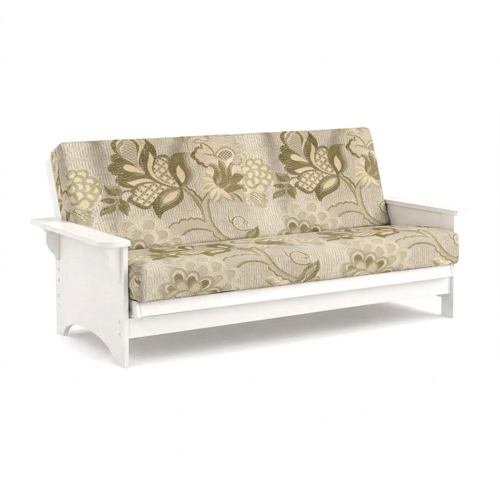 Ivory Floral Damask Fabric