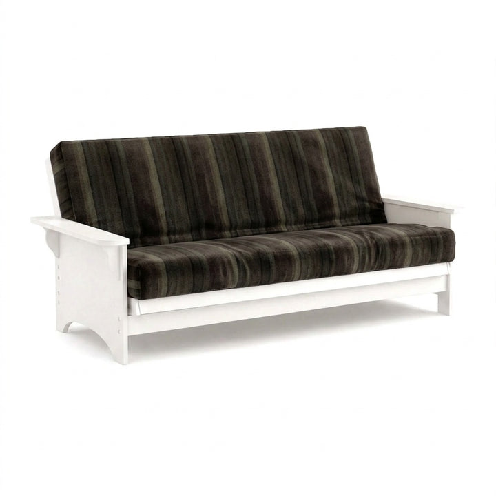 Woodland Olive Velour Futon Cover