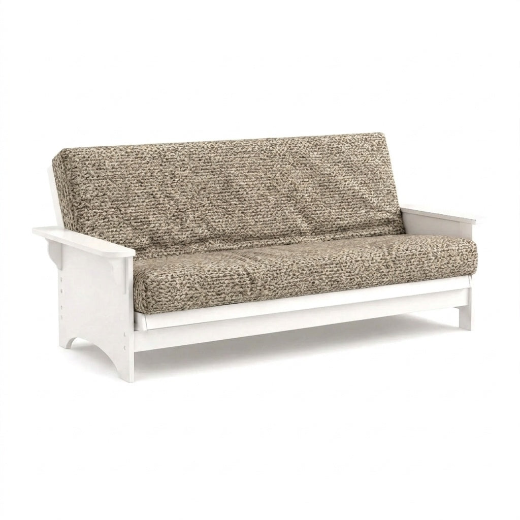 Ultra-soft Trailside Bark Futon Cover