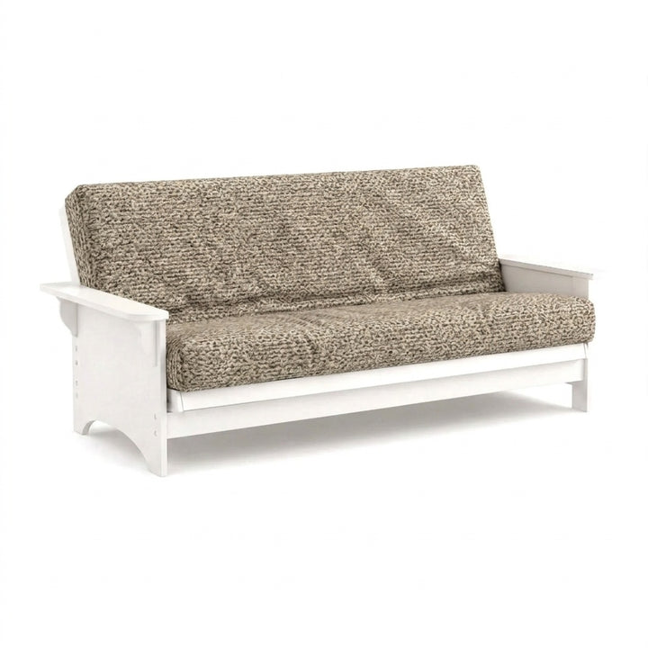 Ultra-soft Trailside Bark Futon Cover
