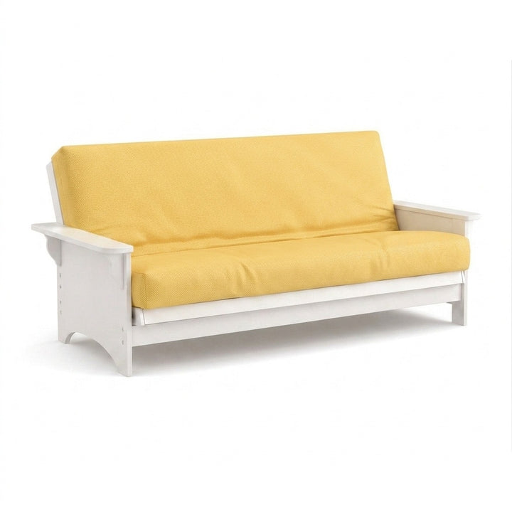 Sunshine Yellow Canvas Futon Cover