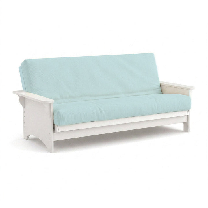 Sky Blue Twill Futon Cover