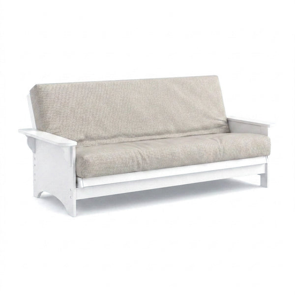 Steel Gray Premium Weave Futon Cover