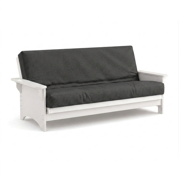 SunReal® Solid Black Futon Cover