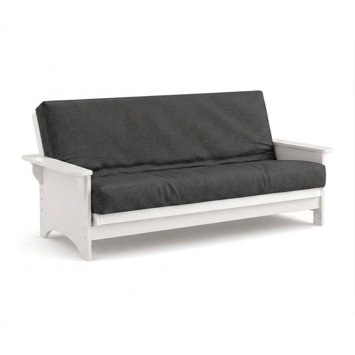 SunReal® Solid Black Futon Cover