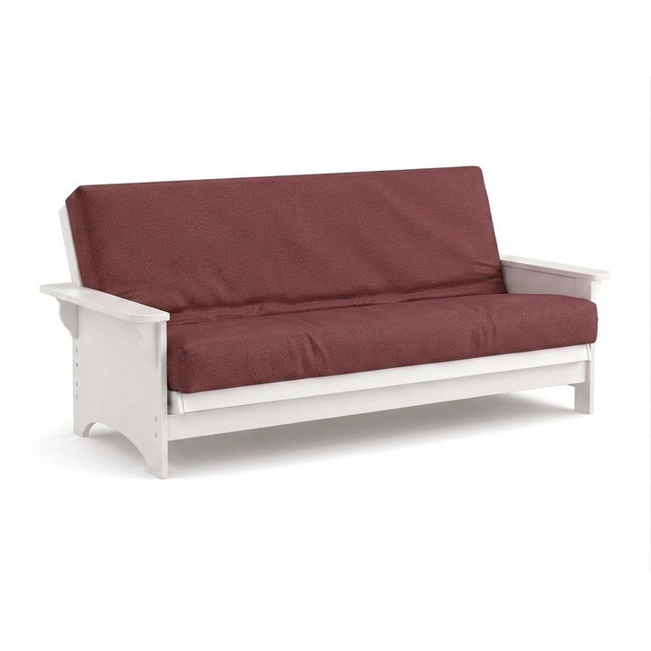 SunReal® Burgundy Red Futon Cover