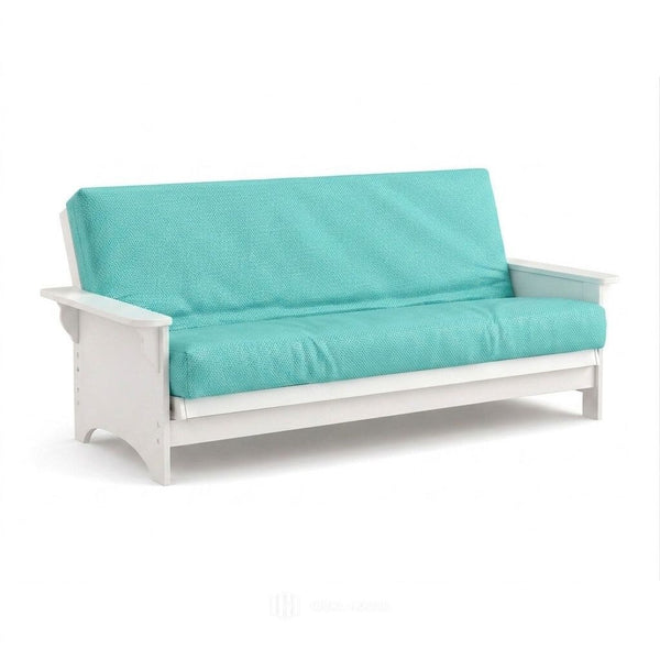 Turquoise Outdoor Performance Futon Cover
