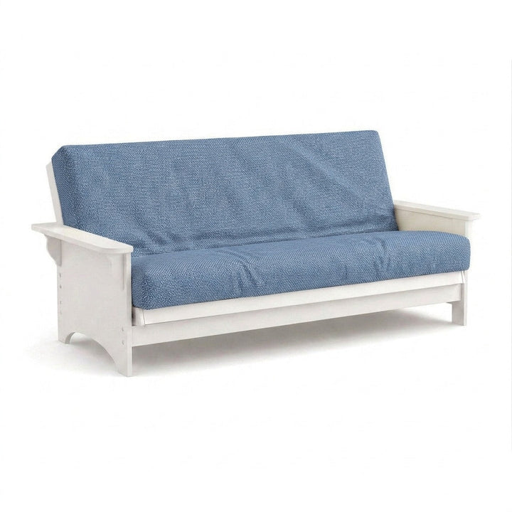 Sunbrella® Wave Blue indoor/outdoor custom futon cover
