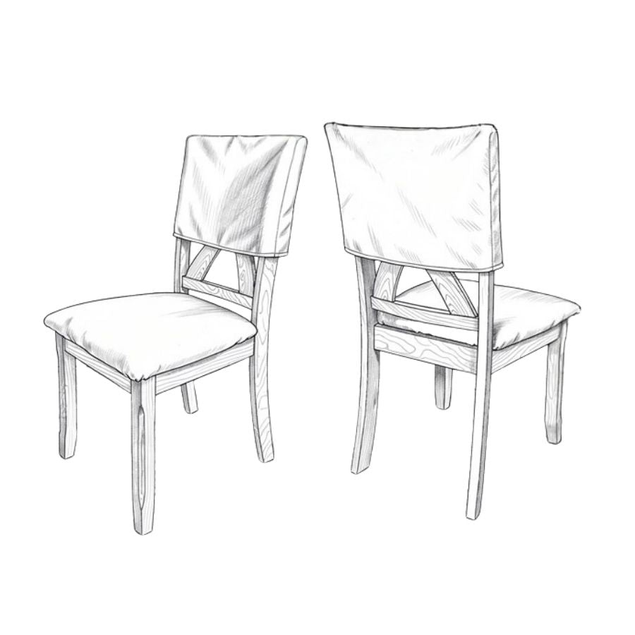 headrest chair back cover