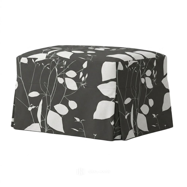 Zen Garden Canvas Print Custom Ottoman Cover