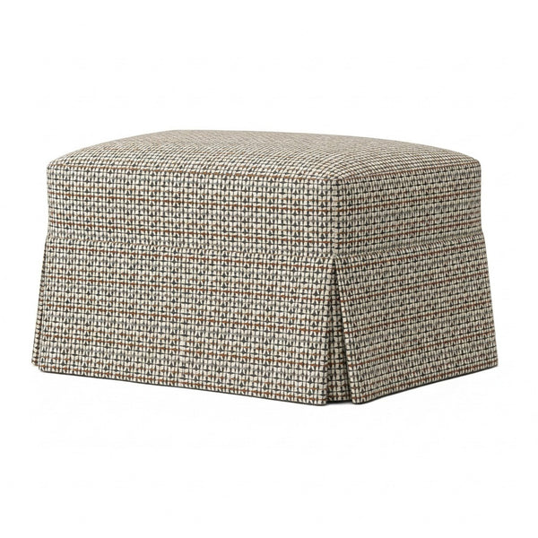 Mid-Century Copper Custom Ottoman Cover