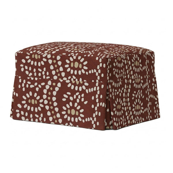 Santa Fe Stones Canvas Print Custom Ottoman Cover
