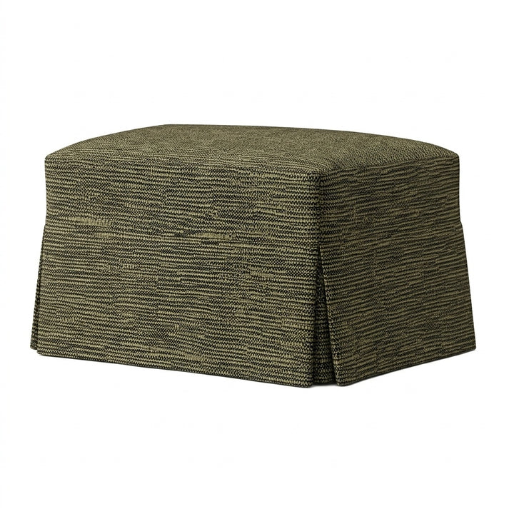 Sunset Sage Custom Ottoman Slipcover