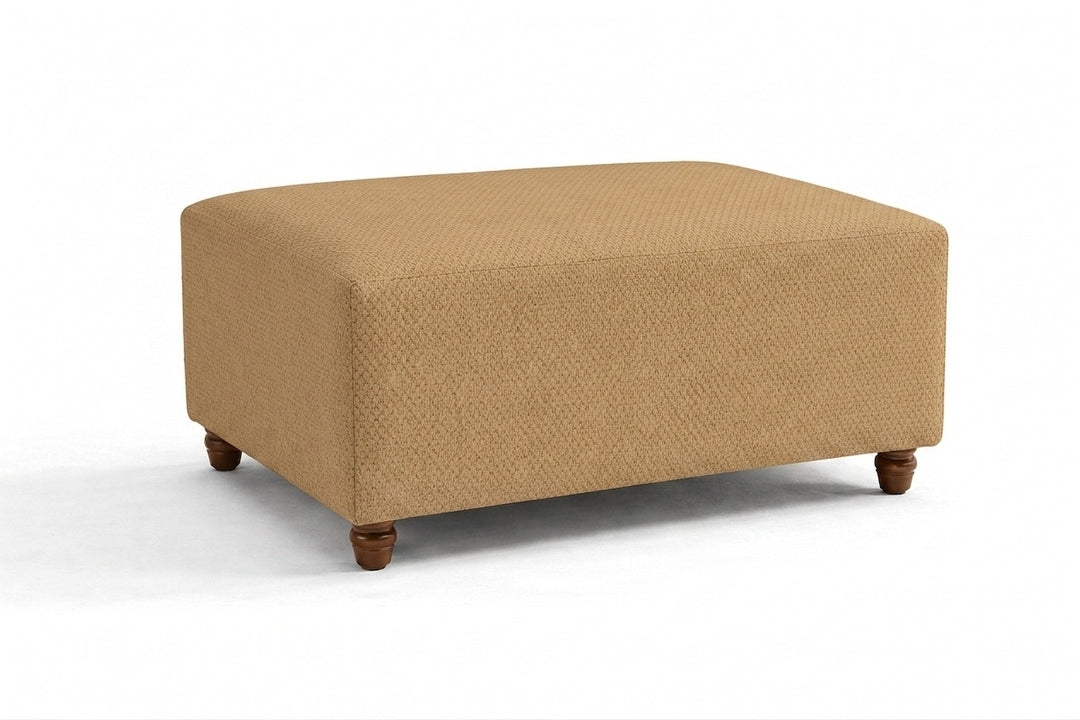 FlexFit Camel Custom Ottoman Slipcover