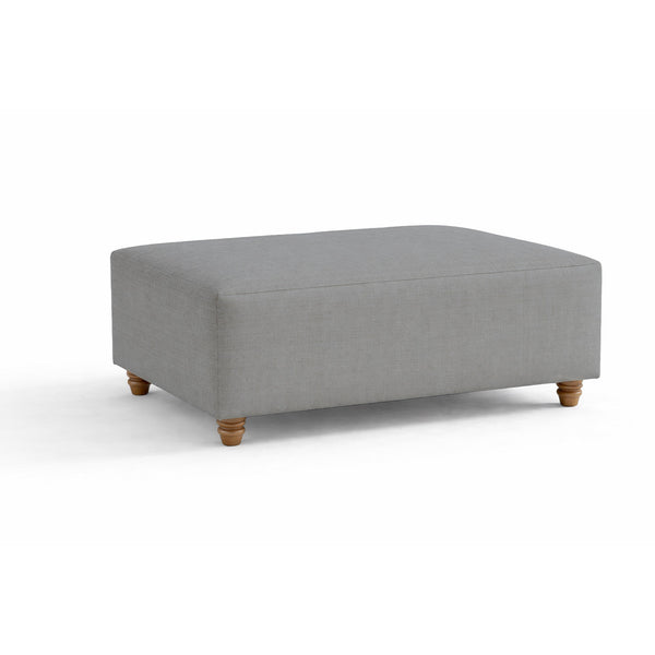 SunReal® Granite Gray Custom Ottoman Slipcover