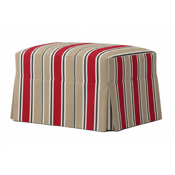 Outdoor Bistro Custom Ottoman Cover