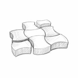 Unique Custom-shaped Ottoman Slipcovers
