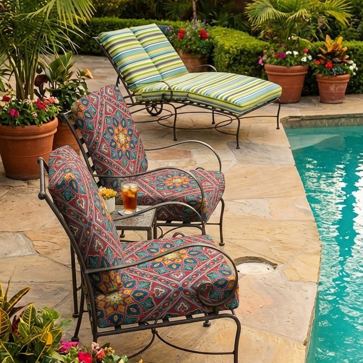 Moroccan Resort Outdoor Fabric &amp; Samples
