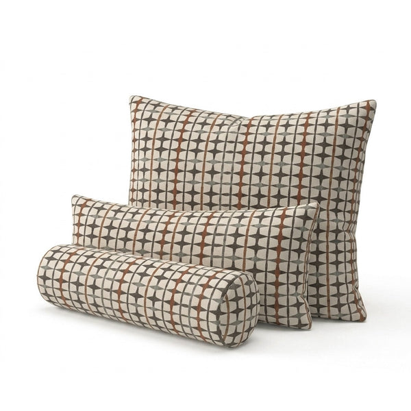 Mid-Century Copper Custom Pillow Cover