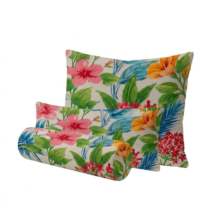 Hibiscus Floral Outdoor Pillow Cover