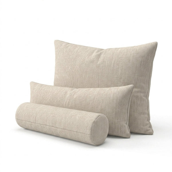 Recycled Natural Weave Custom Pillow Cover