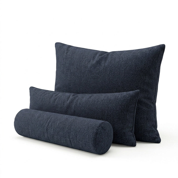 Oxford Blue performance weave custom pillow cover
