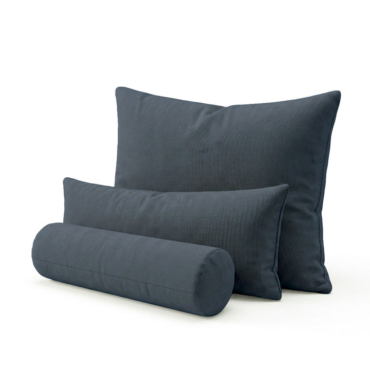 Navy Blue Canvas Custom Pillow Cover